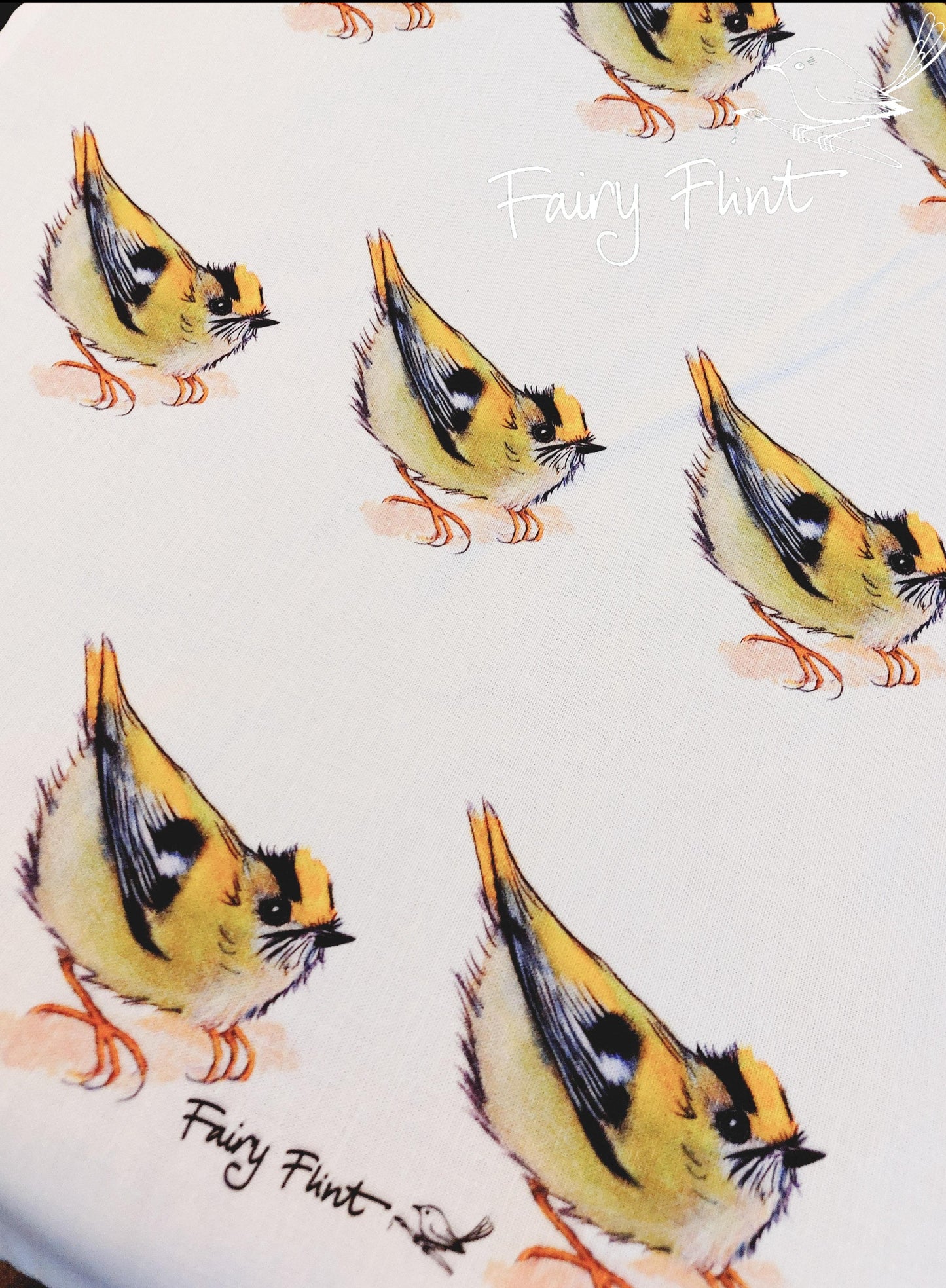 Goldcrest Tea Towel