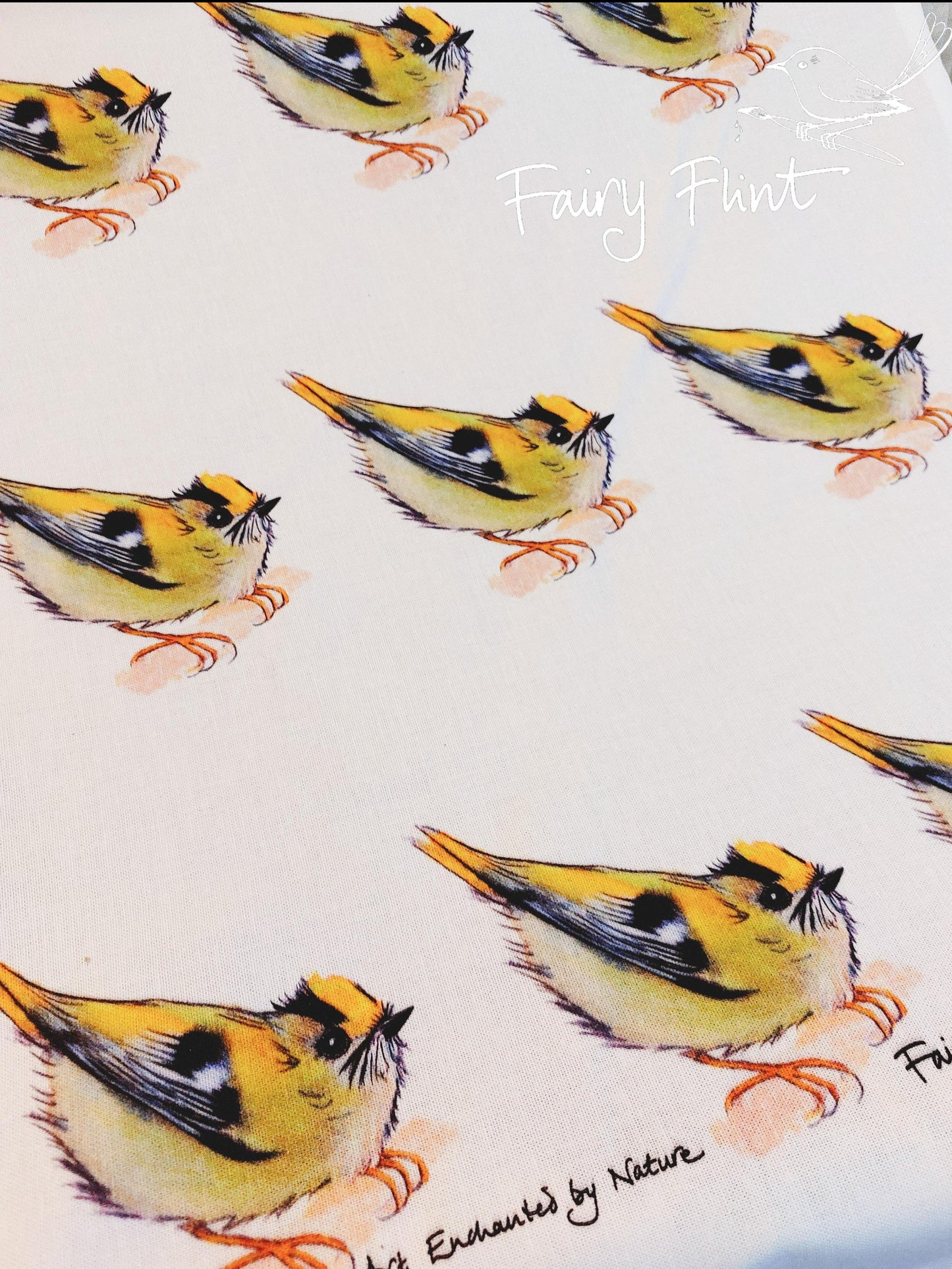 Goldcrest Tea Towel