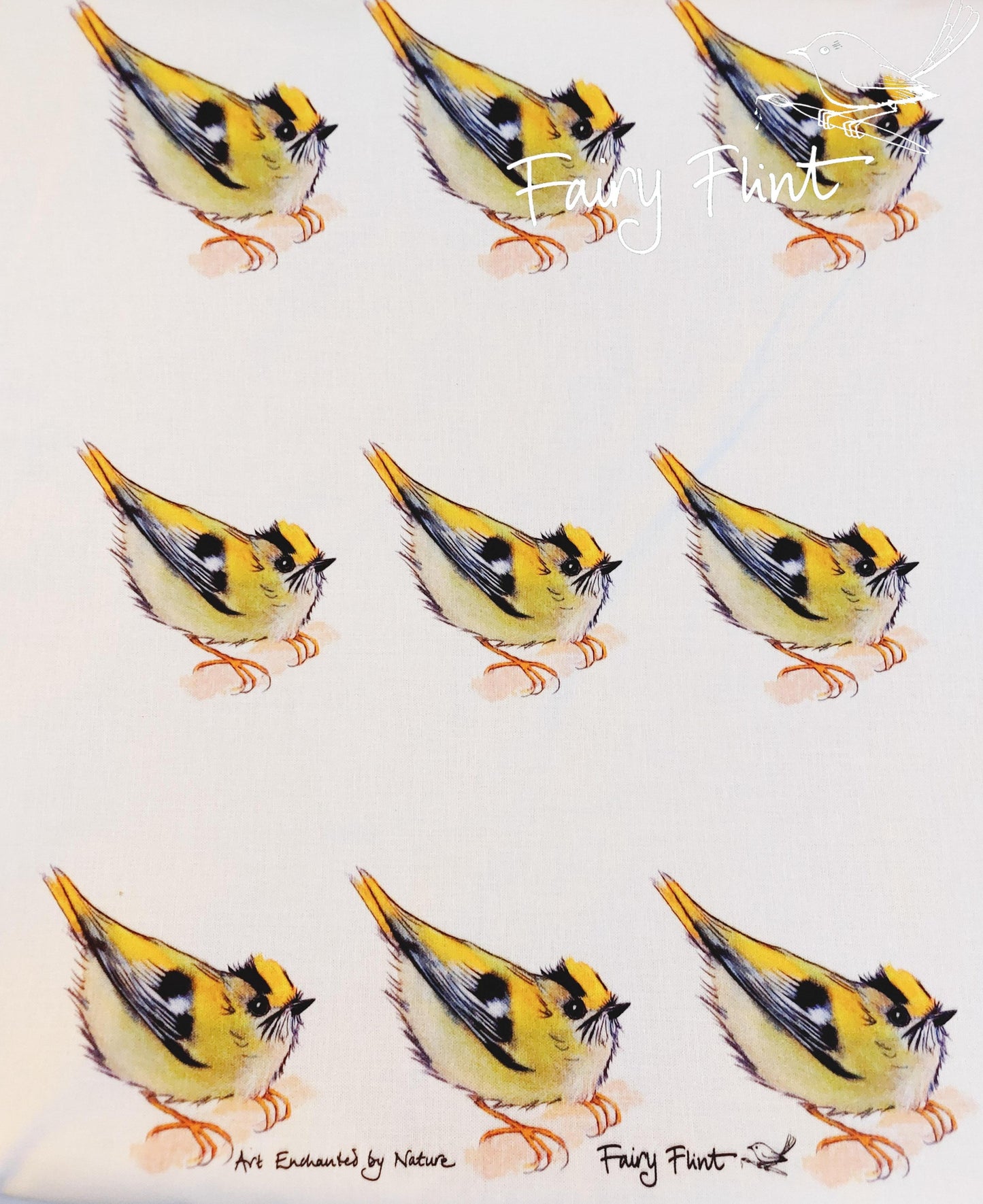 Goldcrest Tea Towel