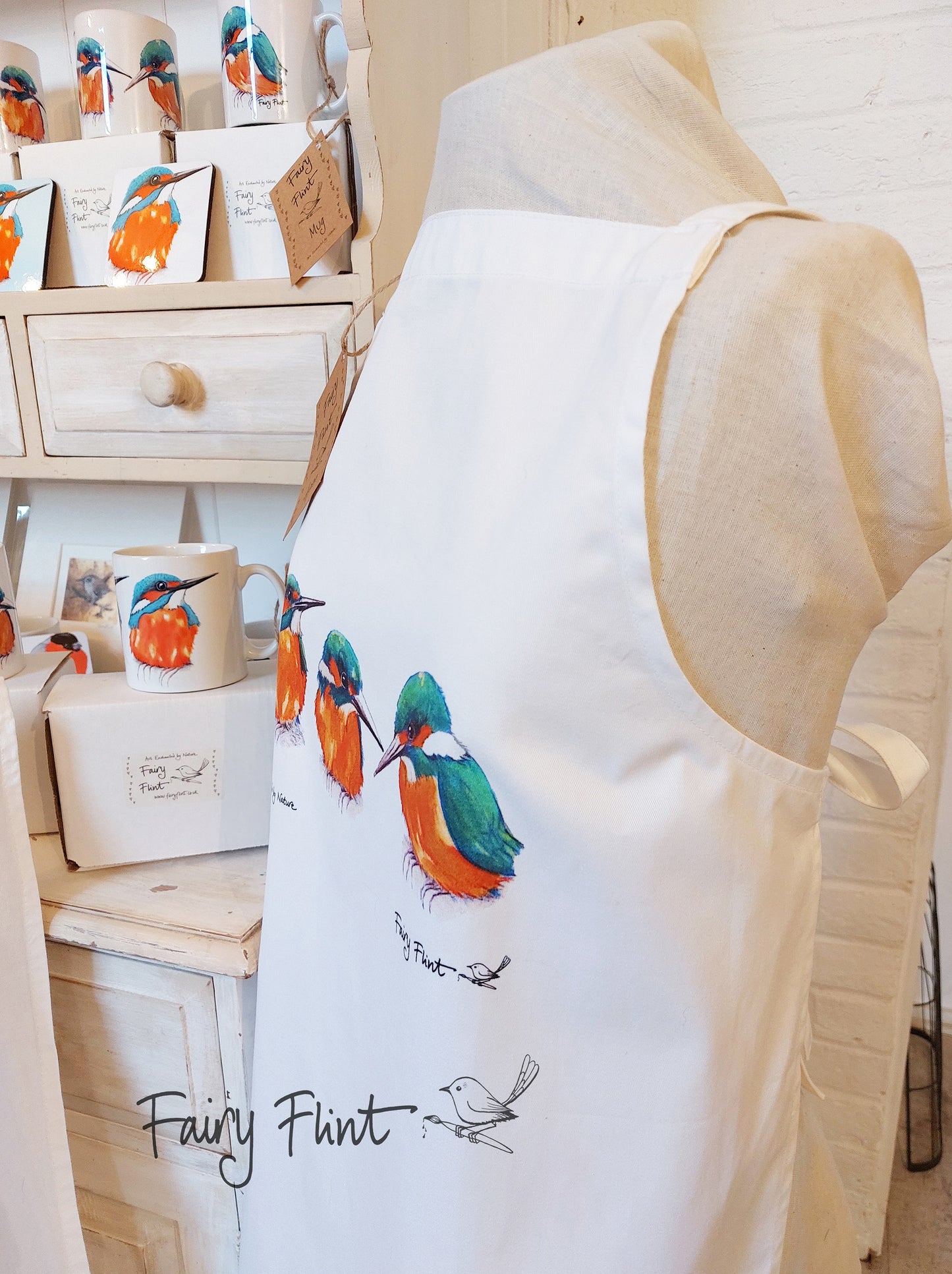 Kingfisher Apron ~ Organic Cotton ♡