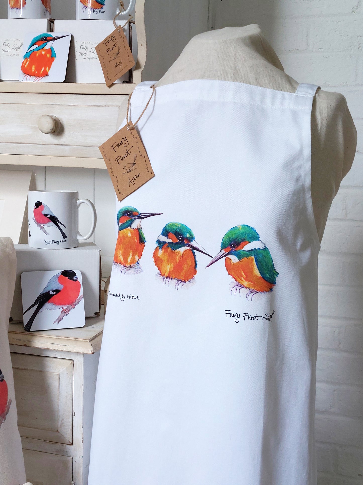 Kingfisher Apron ~ Organic Cotton ♡