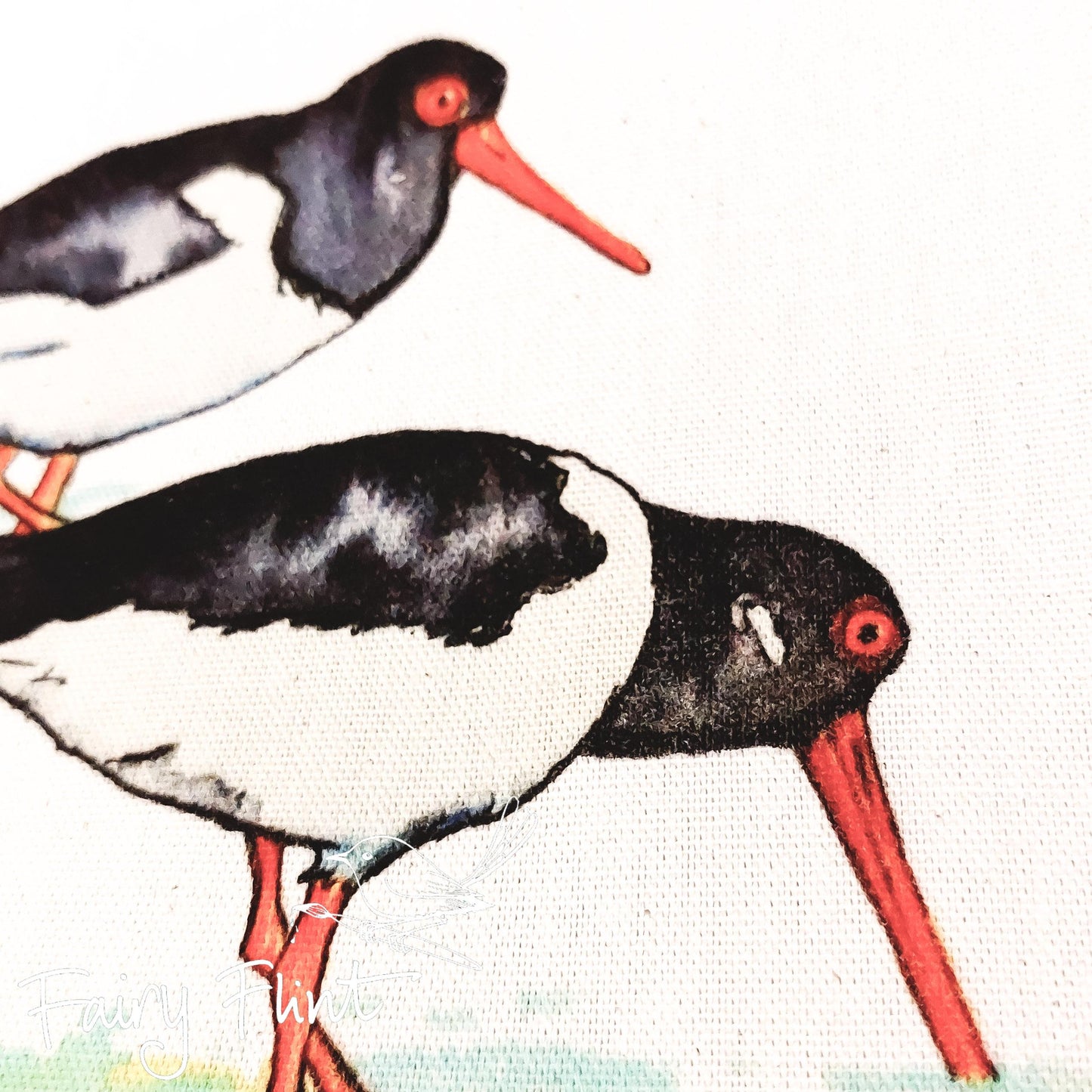 Oystercatchers Tea Towel