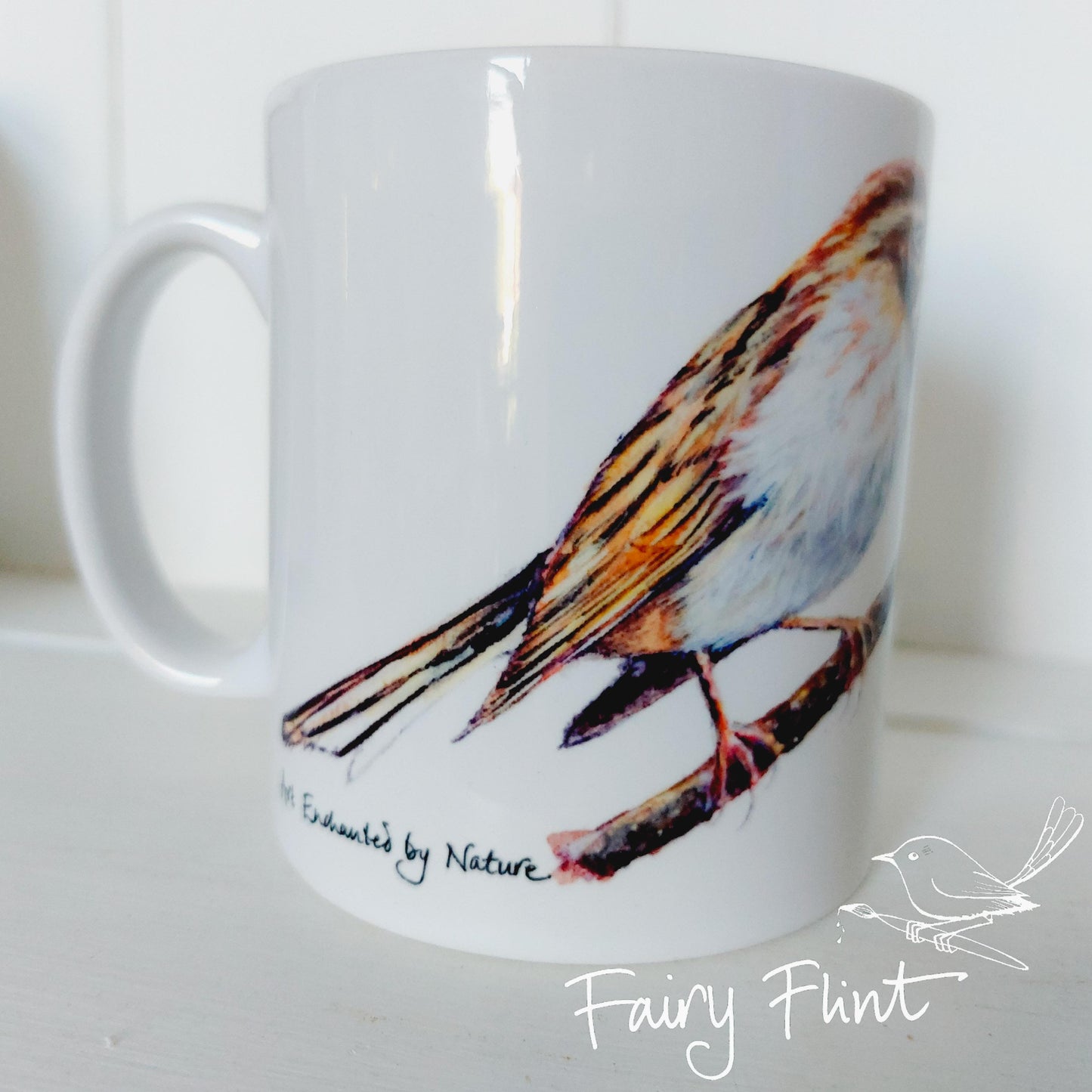 Reed Bunting Mug ~ female