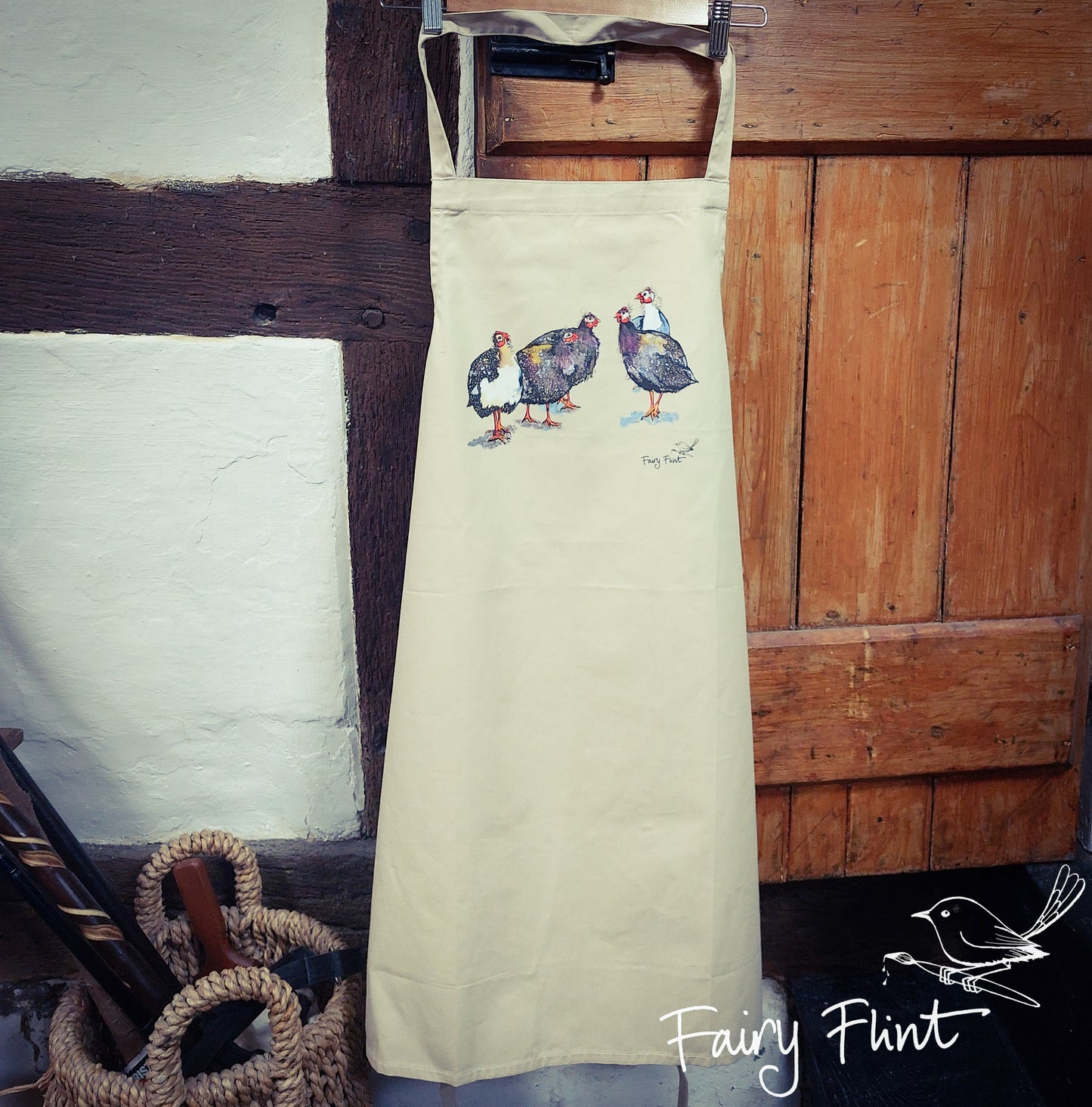 Guineafowl Apron - Organic Cotton