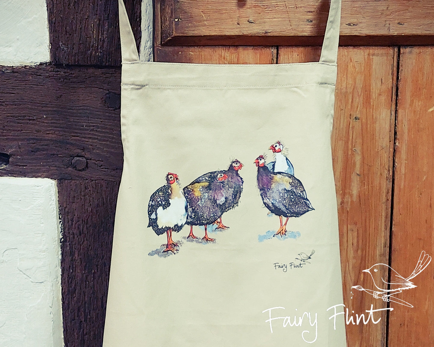 Guineafowl Apron - Organic Cotton