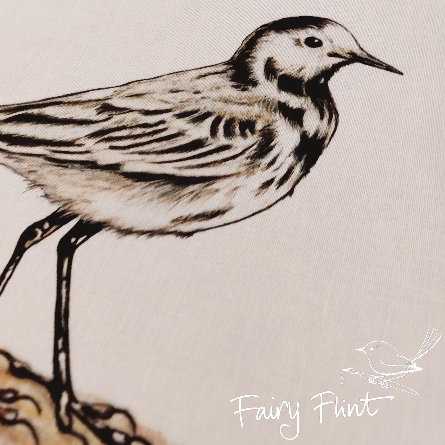 Pied Wagtail Tea Towel