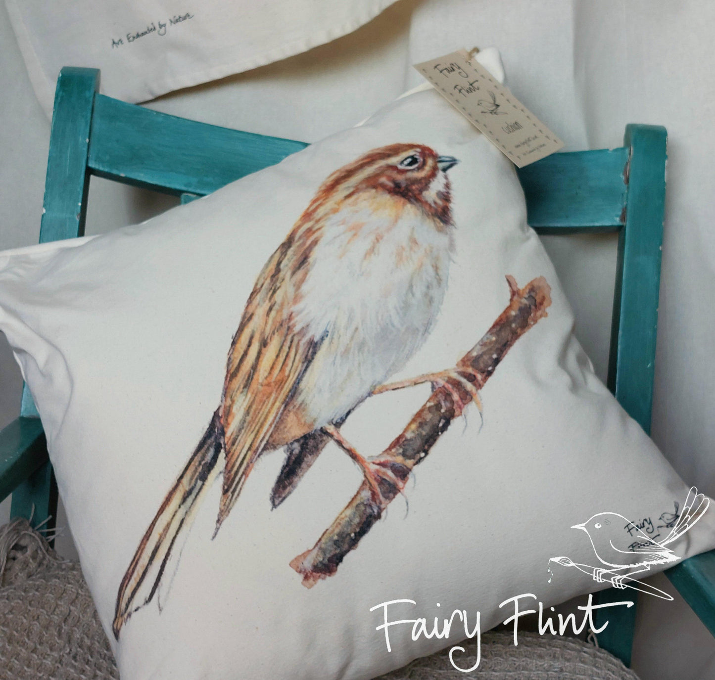 Reed Bunting Cushion