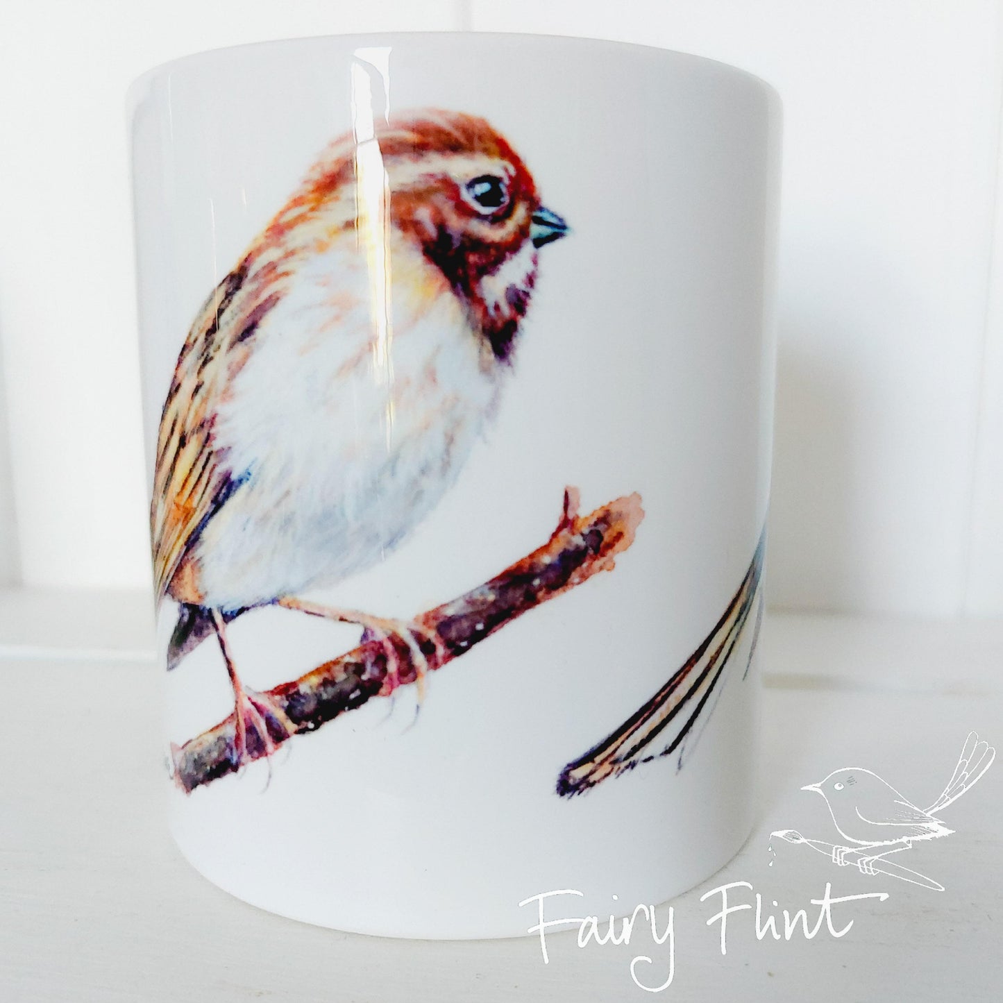 Reed Bunting Mug ~ female