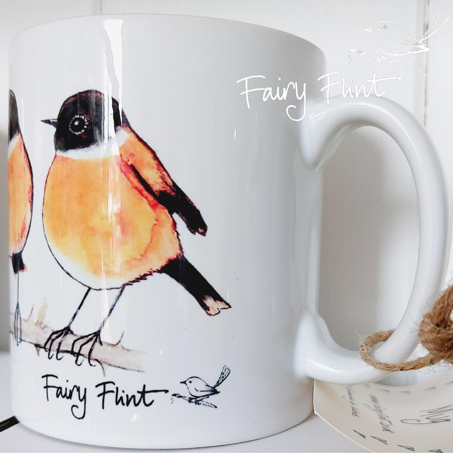 Stonechats Quintet Mug