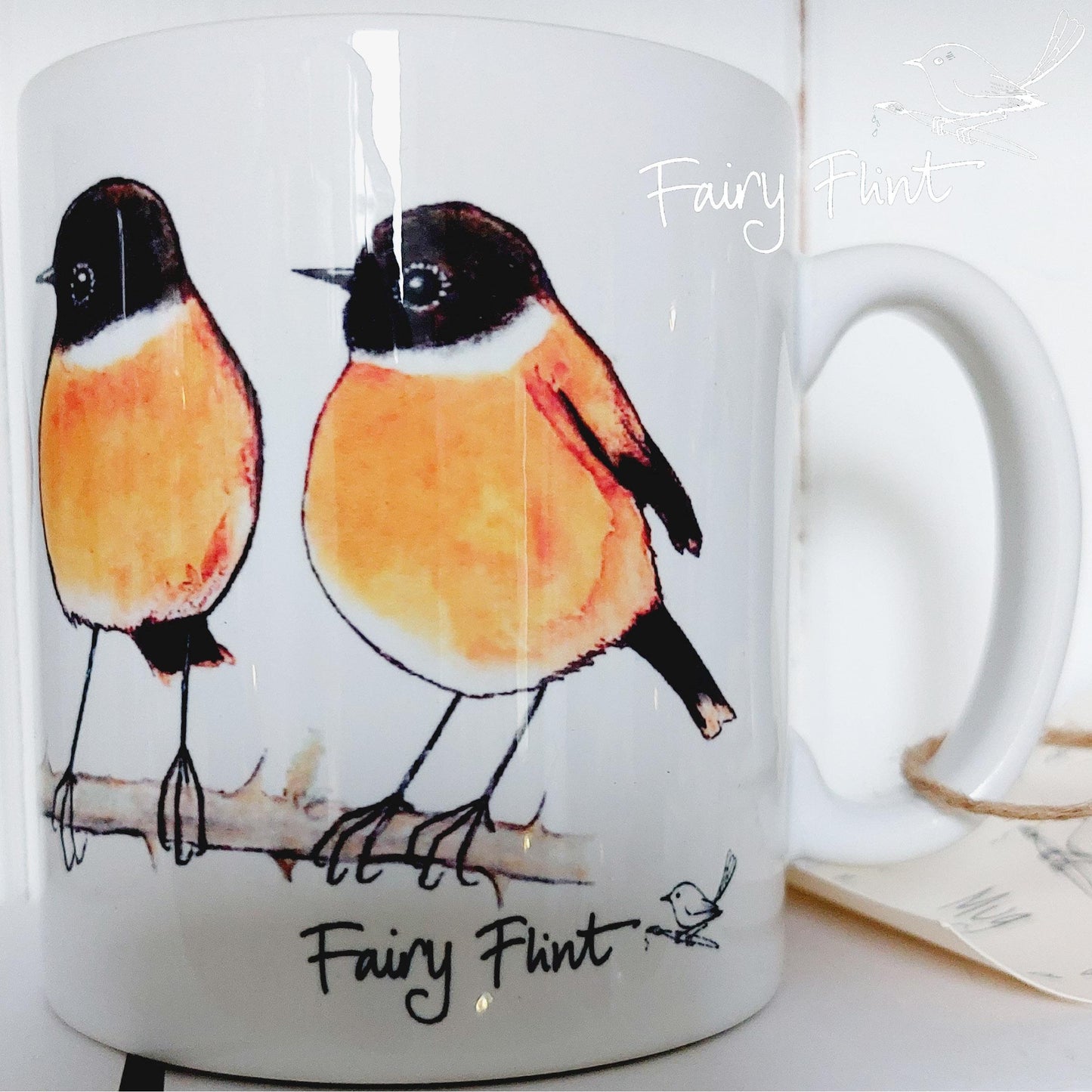 Stonechats Quintet Mug