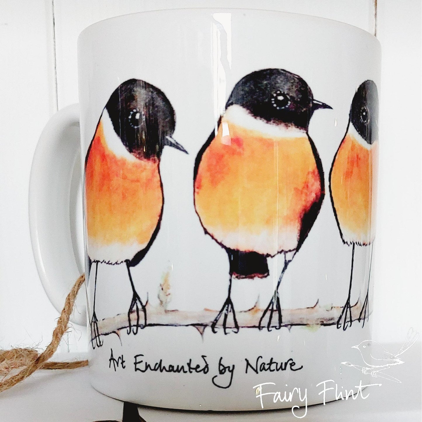 Stonechats Quintet Mug