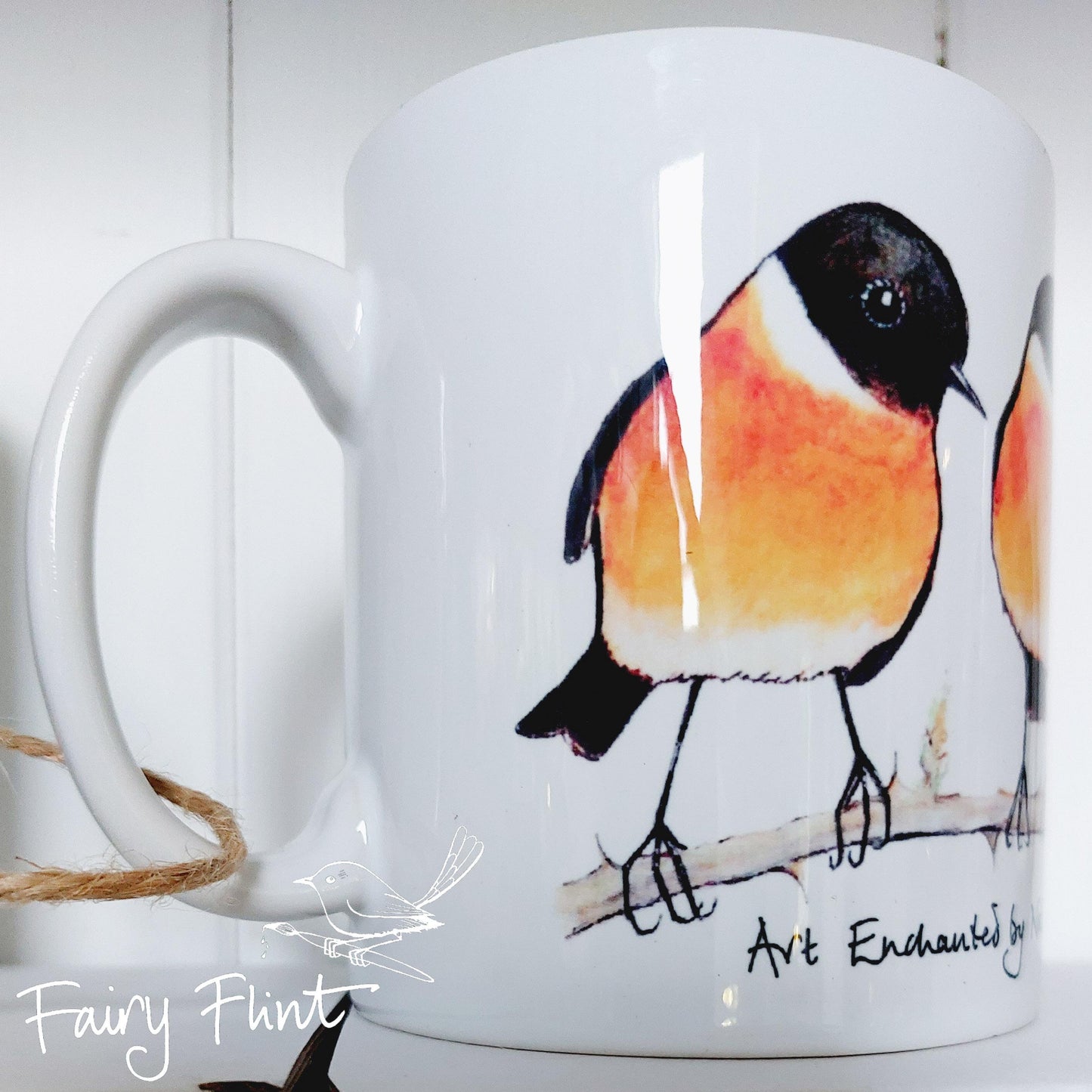 Stonechats Quintet Mug