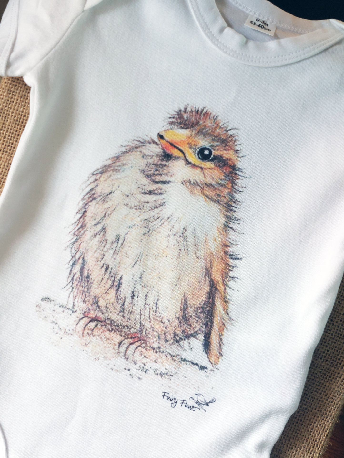 Sparrow Baby Organic Babygrow ~ Organic Cotton ♡