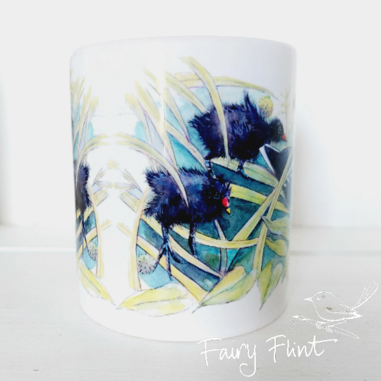 Moorhen & Chicks Mug