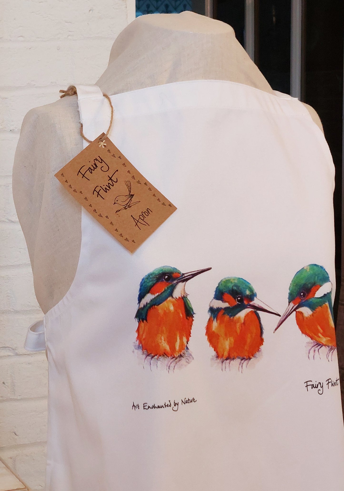 Kingfisher Apron ~ Organic Cotton ♡